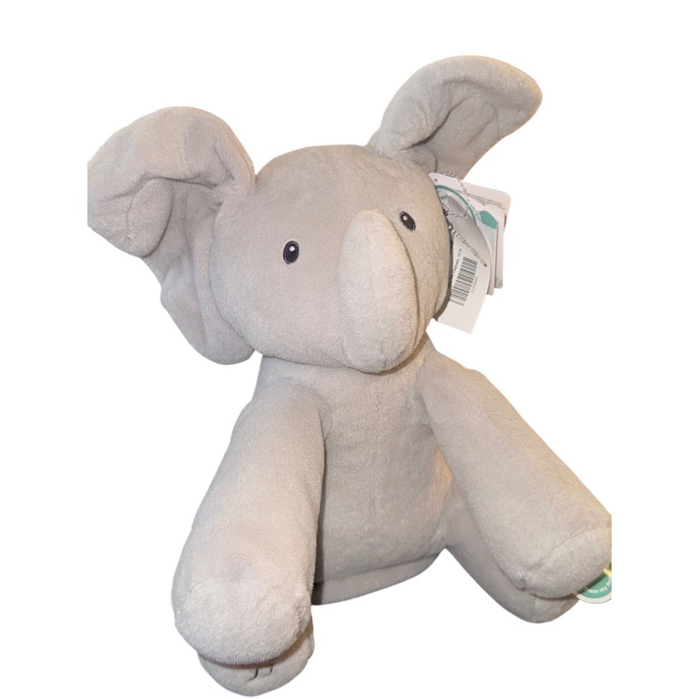 BabyGund Flappy The Elephant Interactive Peek A Boo Singing Animated Toy New